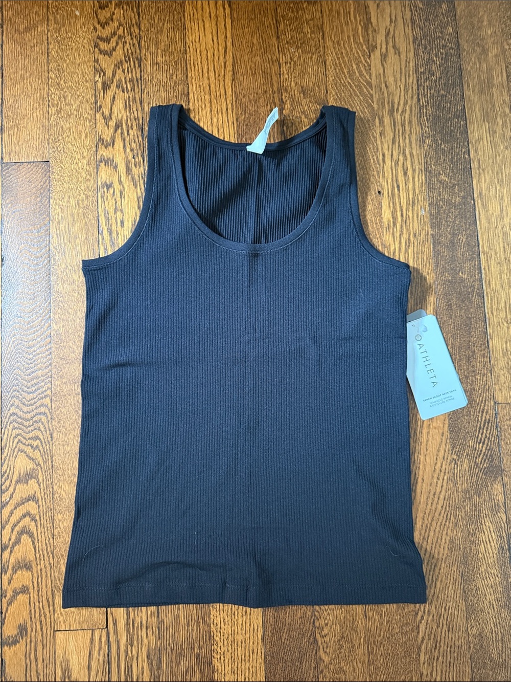 Athleta Renew Scoop Neck Tank, NWT, Medium, Black